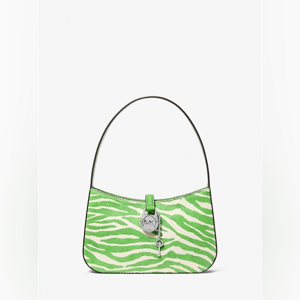 Michael Kors Green Zebra Shoulder Bag - Picture 1 of 3
